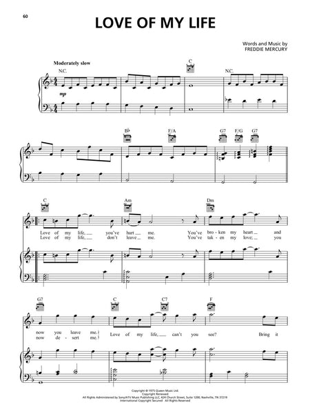 Queen – Bohemian Rhapsody: Music from the Motion Picture – Piano, Vocal, Guitar