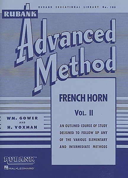 Rubank - Advanced Horn Method, Vol. 2 - Horn Method