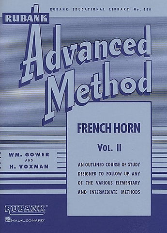 Rubank - Advanced Horn Method, Vol. 2 - Horn Method
