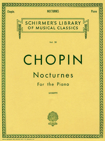 Chopin, ed. Joseffy – Nocturnes – Piano
