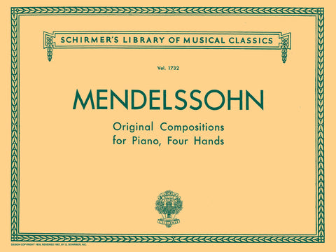 Mendelssohn - Original Compositions - Piano, 4 Hands