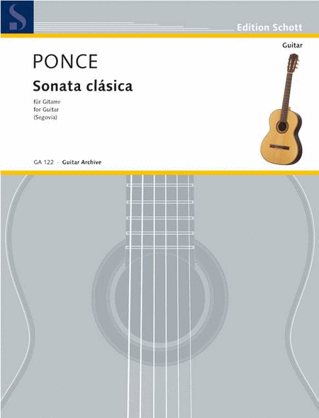 Ponce, arr. Segovia - Sonata Classica - Guitar Solo