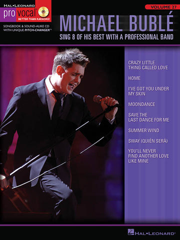 Buble – Hal Leonard's Pro Vocal Men, Vol. 27: Michael Buble (w/CD) – Voice
