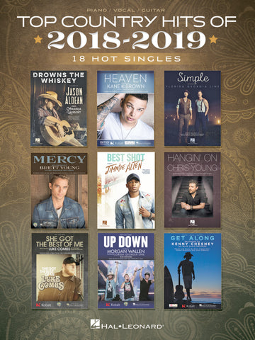 Various - Top Country Hits of 2018-2019: 18 Hot Singles - Piano, Vocal, Guitar