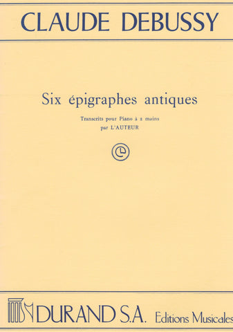 Debussy – Six Epigraphes Antiques – Piano