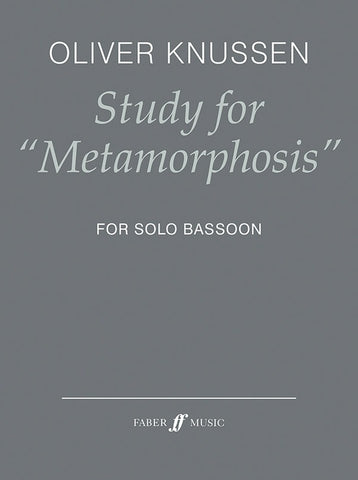 Knussen - Study for "Metamorphosis" - Bassoon Solo
