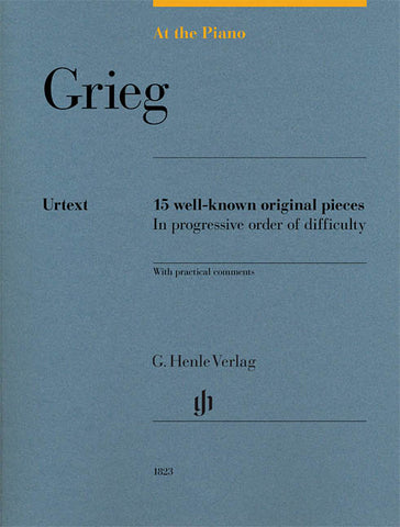 Grieg - At the Piano: 15 Well-known Original Pieces - Piano Solo