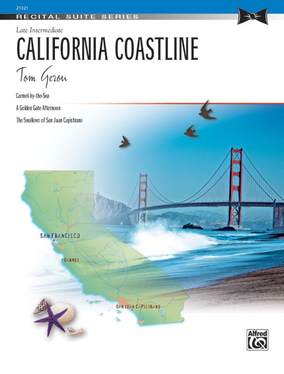 Gerou - California Coastline - Easy Piano Single Sheet
