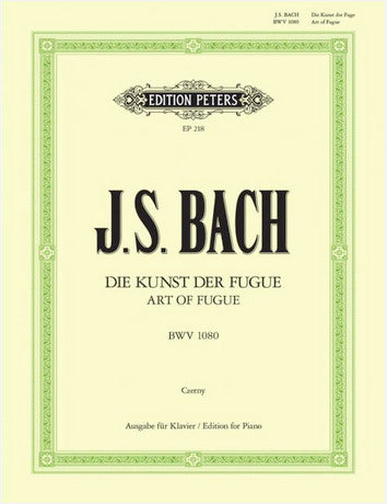 Bach, ed. Wolff – The Art of Fugue, BWV 1080 (Earlier Version) – Piano