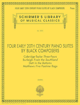 Four Early 20th Century Piano Suites by Black Composers - Piano Solo