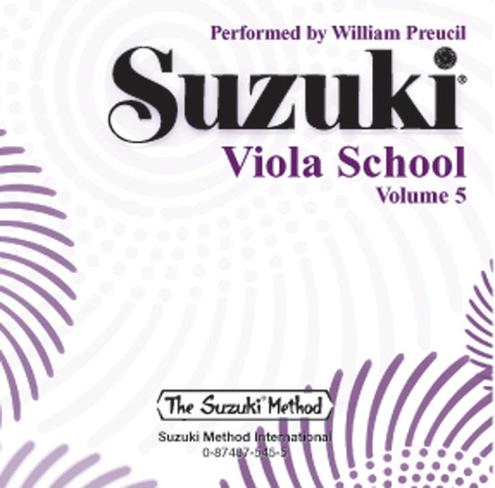 Preucil – Suzuki Viola School, Vol. 5 – CD