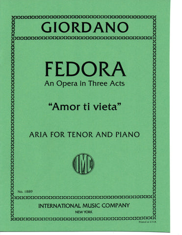 Giordano - Amor Ti Vieta from "Fedora" - Tenor and Piano