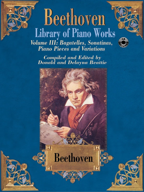 Beethoven – Library of Piano Works, Vol. III: Bagatelles and Sonatinas (w/CD) – Piano