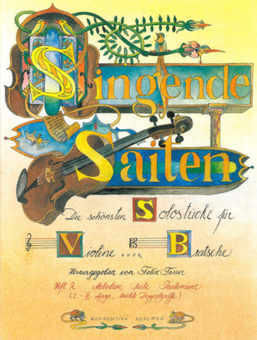 Various - Singende Saiten Vol. 2: The Most Beautiful Solo Pieces for Violin or Viola - Violin or Viola