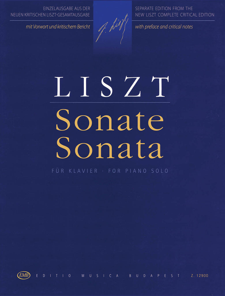 Liszt, ed. Boronkay – Sonata in B Minor – Piano