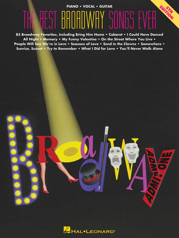 Various – The Best Broadway Songs Ever – Piano, Vocal, Guitar