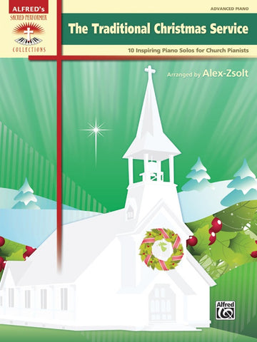 Alfred's Sacred Performer: The Traditional Christmas Service - Advanced Piano Solo