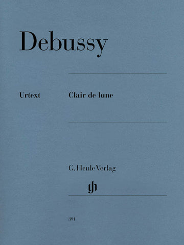 Debussy, ed. Heinemann – Clair de Lune – Piano