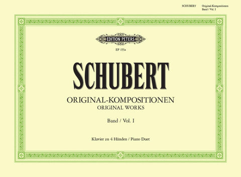 Schubert - Original Compositions, Vol. 1 - Piano, 4 Hands