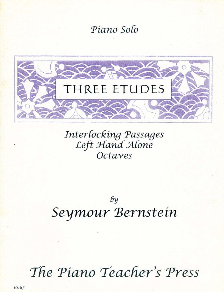 Bernstein, S. – Three Etudes for Piano – Piano
