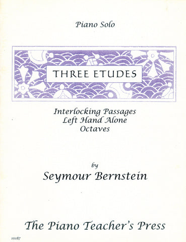 Bernstein, S. – Three Etudes for Piano – Piano