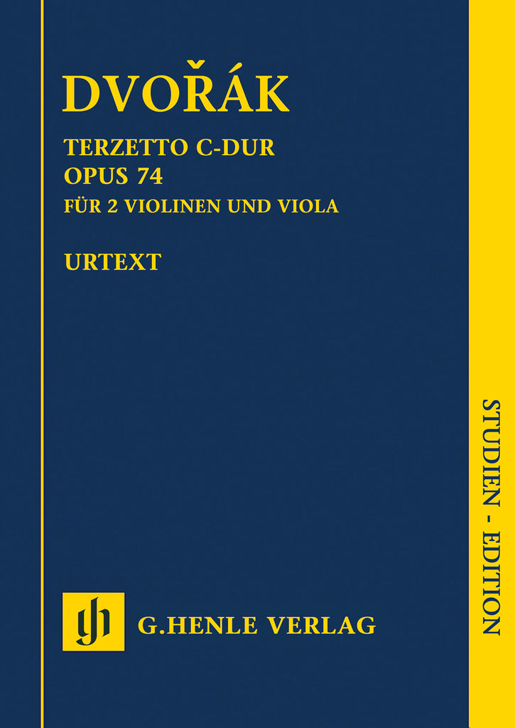 Dvorak - Terzetto in C, Op. 74 - Study Score