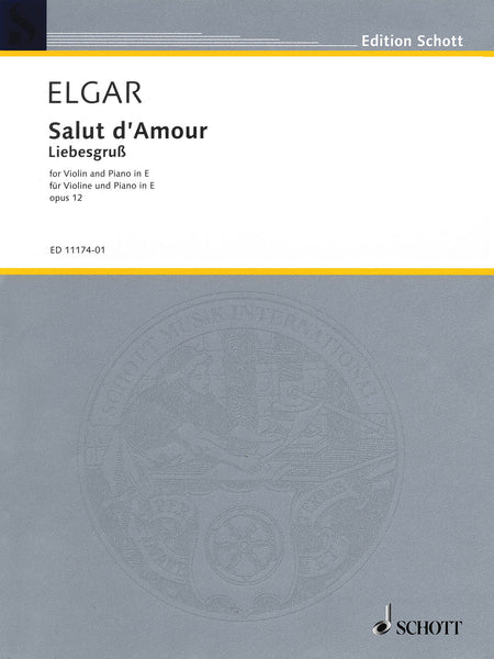Elgar - Salut d'Amour - Violin and Piano
