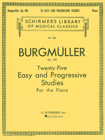 Burgmuller, ed. Oesterle – 25 Easy and Progressive Studies, Op. 100 – Piano