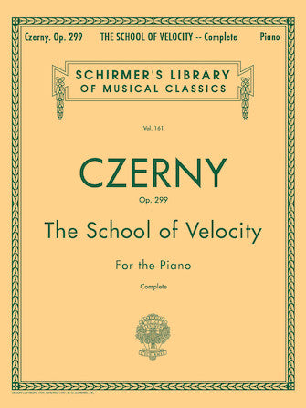 Czerny - The School of Velocity, Op. 299 - Piano Method