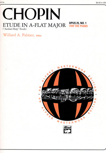 Chopin, ed. Palmer – Etude in Ab Major, Op. 25/1 – Piano