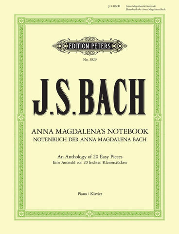 Bach, ed. von Sauer – Anna Magdalena's Notebook: An Anthology of 20 Easy Pieces – Piano