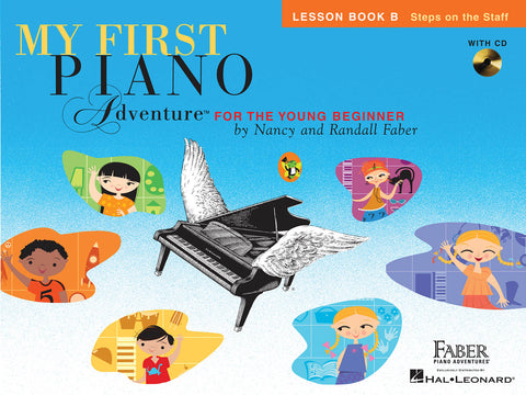 My First Piano Adventure: Lesson, Level B (w/ CD) - Piano Method