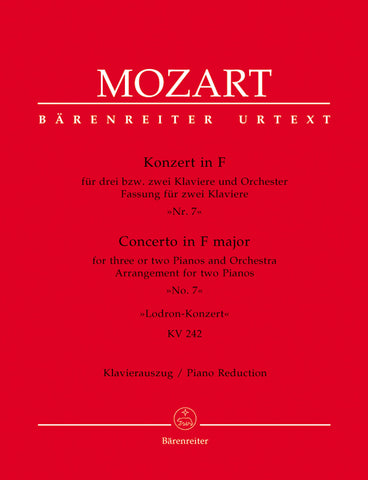 Mozart - Piano Concerto No. 7 in F, KV. 242 - 2 Pianos, 4 Hands