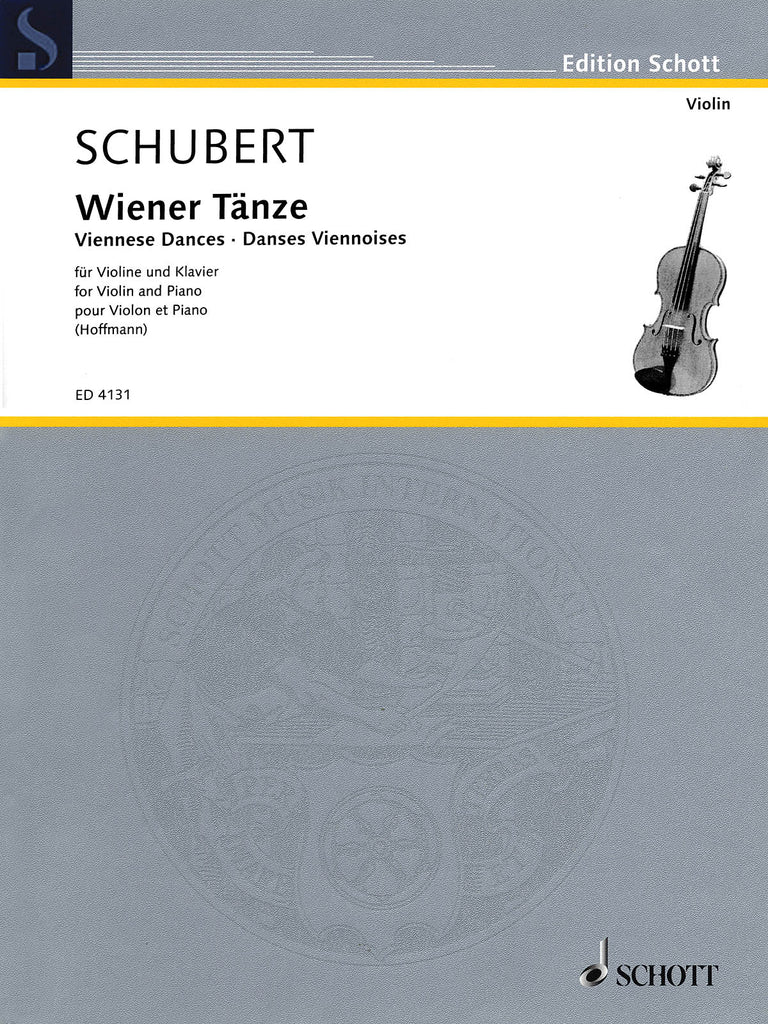Schubert - Viennese Dances - Violin and Piano