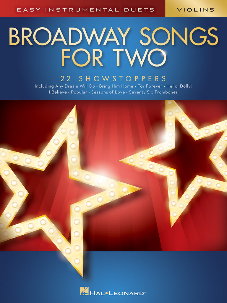 Deneff, arr. - Broadway Songs for Two: 22 Showstoppers - 2 Violins