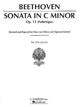 Beethoven, ed. von Bulow - Sonata "Pathetique", Op. 13 - Piano Solo