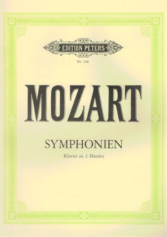 Mozart, arr. Horn – Symphonies – Piano