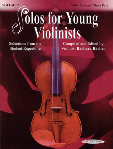 Barber - Solos for Young Violinists, Vol. 2 - Violin Anthology