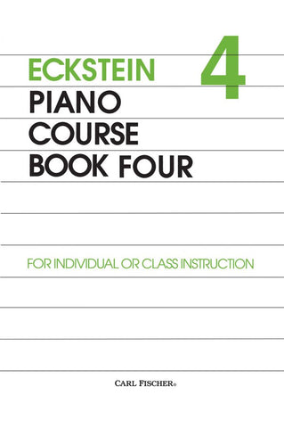 Eckstein - Piano Course Book 4 - Piano Method