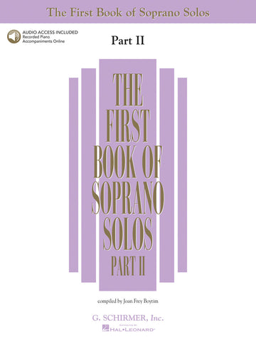 Various – The First Book of Soprano Solos, Part II – High Voice and Piano