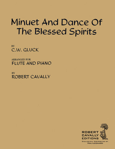 Gluck, arr. Cavally - Minuet and Dance of the Blessed Spirits - Flute and Piano