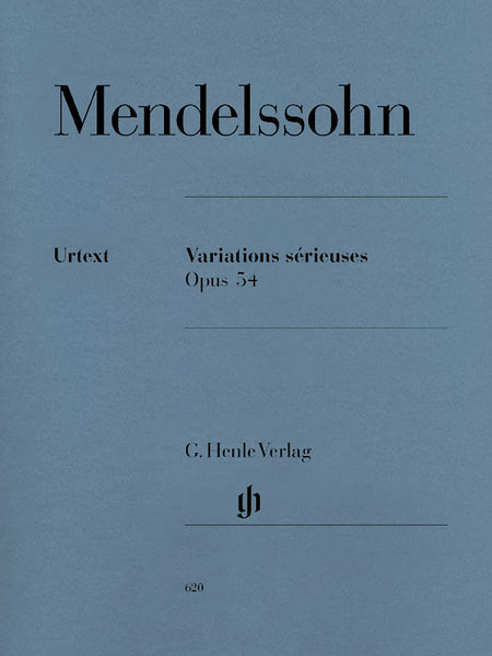 Mendelssohn - Variations Serieuses, Op. 54 - Piano Solo