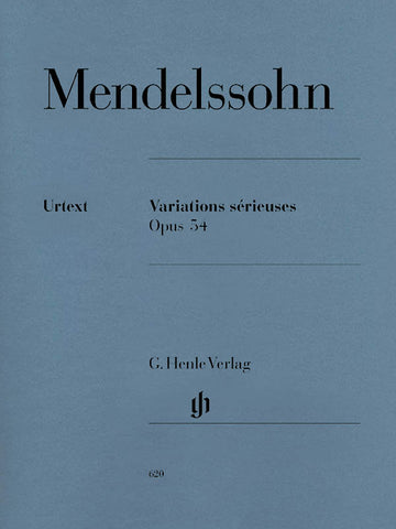 Mendelssohn - Variations Serieuses, Op. 54 - Piano Solo