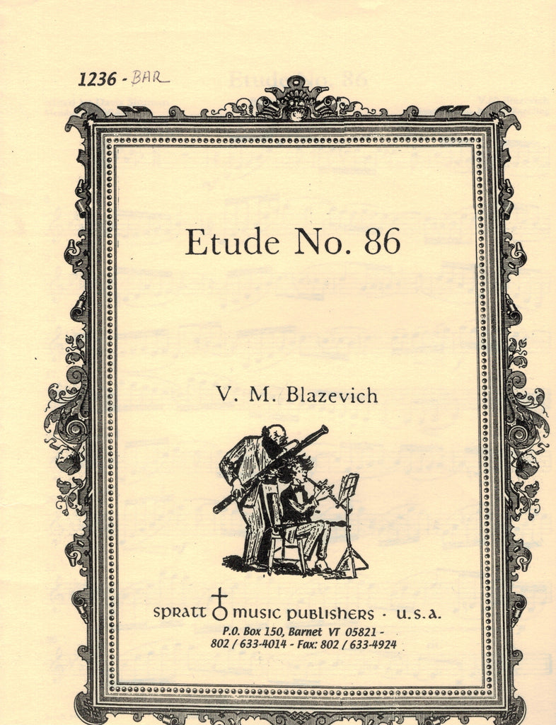 Blazevich, ed. Shuman - Etude No. 86 - Euphonium Method