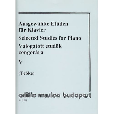 Teoke, ed. - Selected Studies for Piano V - Piano Method