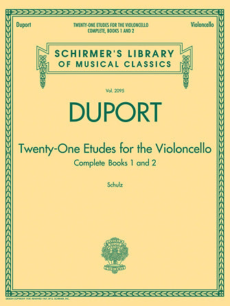 Duport - 21 Etudes, Vols. 1 and 2 Complete - Cello Method