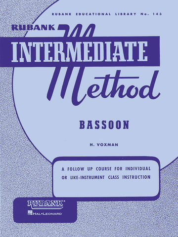 Voxman, ed. – Rubank Intermediate Method – Bassoon Method