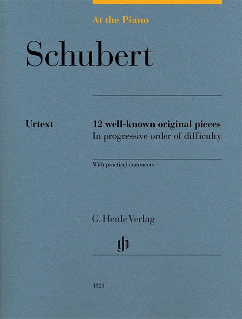 Schubert - At the Piano: 12 Well-known Original Pieces - Piano