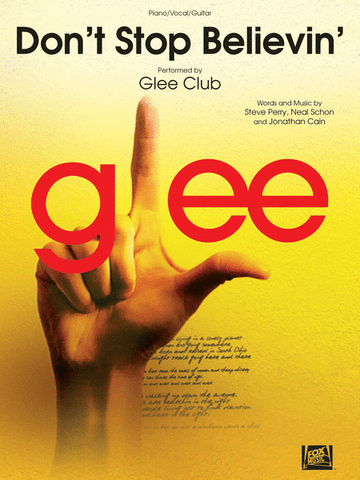 Perry, Schon, and Cain - Don't Stop Believing ("Glee" Version) - Piano, Vocal, Guitar