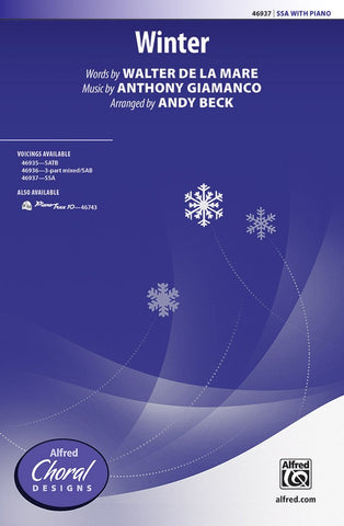 Giamanco, arr. Beck - Winter - SSA and Piano